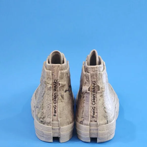 Converse x Feng Chen Wang Chuck 70 Hi 2-in-1 Concrete Gray Sneakers 171838C NWT - Picture 5 of 6